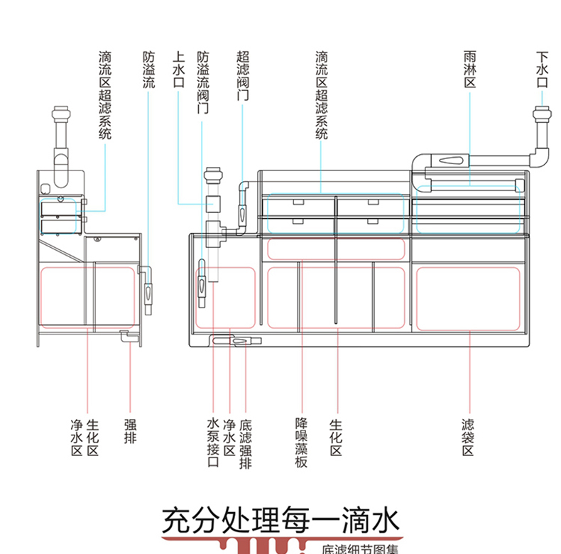 boxwater博特龙鱼缸专业定制大型金晶超白鱼缸